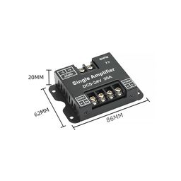 Светильник для трека SY mini черный, 5.5 Вт 48в, SY-mini-520417-5.5-48-BL-NW