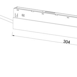 Драйвер для шинопровода, серия SY-LINK, Белый, 200Вт, IP20, DRV-200-48-WH