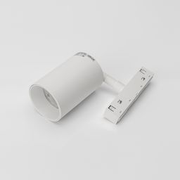 Белый трековый спот SY-LINK с адаптером 48В