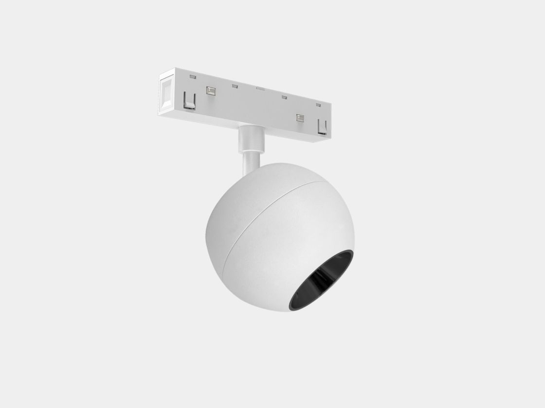 Белый трековый светильник-шар SY-LINK D90, накладной