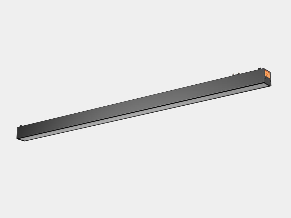 Светильник трековый SLIM, 48В 24W черный 2700-6000К, DL-SLIM-DFBL-24-CCT