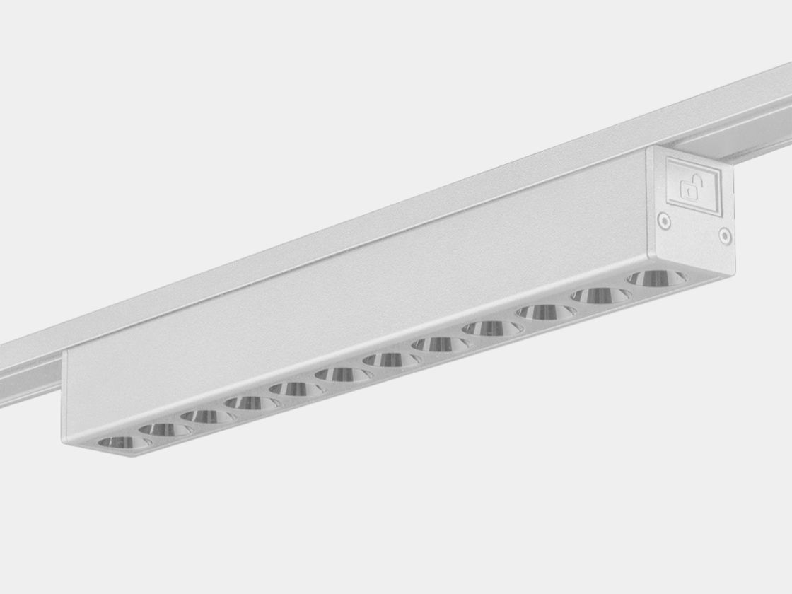 Светильник трековый SLIM, 48В 12W белый 2700-6000К, DL-SLIM-DRWH-12-CCT