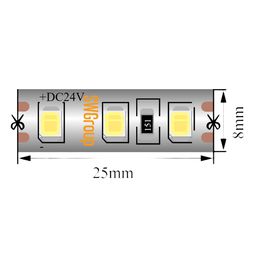 Фрагмент ленты SMD2835 24V с маркировкой SWG
