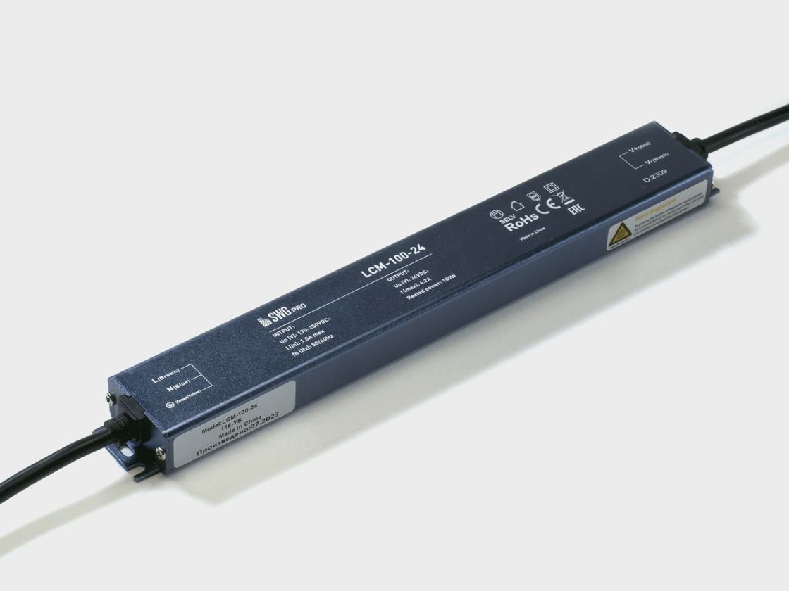 Сверхтонкий герметичный блок питания SWG PRO LCM