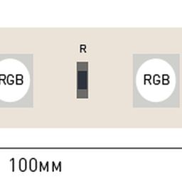 Светодиодная лента SPI RGB 24В IP20 14.4Вт/м 60 LED/м SMD5050 WS2811 SWG5PT60-24-14.4-WS2811RGB
