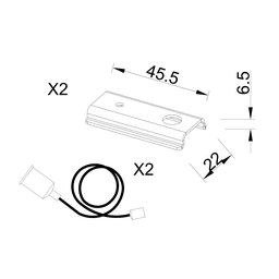 SY-LINK-SSP-2, система подвесов для шинопроводов, 2 м