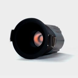 Светильник встраиваемый 7Вт 55° IP65 черный 3000К поворотный RC-D52-7-BL-WW65