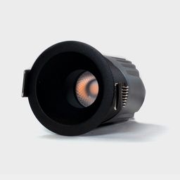 Светильник встраиваемый 7Вт 55° IP65 черный 4000К поворотный RC-D52-7-BL-NW65