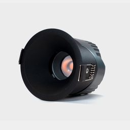 Светильник встраиваемый 12Вт 55° IP65 черный 3000К поворотный RC-D84-12-BL-WW65
