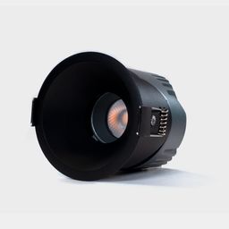 Светильник встраиваемый 12Вт 55° IP65 черный 4000К поворотный RC-D84-12-BL-NW65