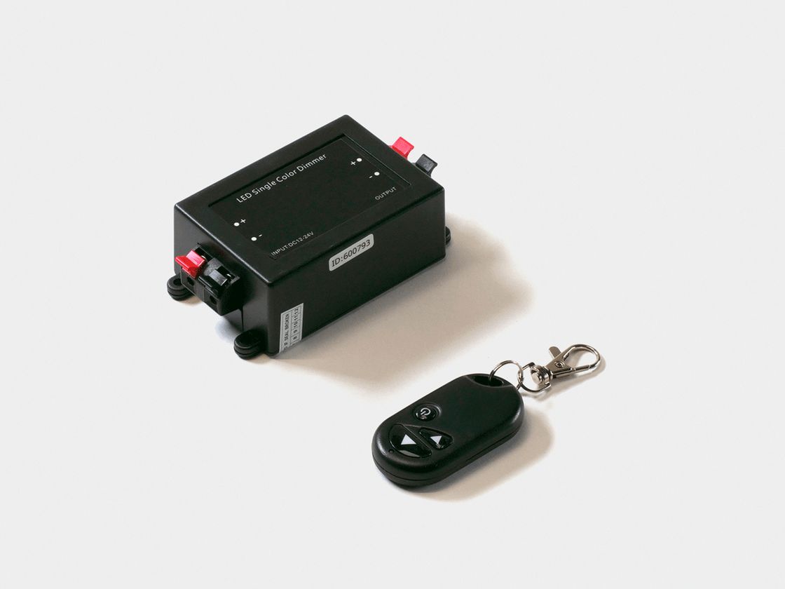 Диммер для ленты с брелоком 8А 12V/24V,, RF-DIM-3-8A