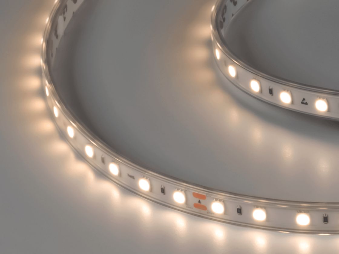 Светодиодная лента LUX, 5050, 60 LED/м, 14,4 Вт/м, 24В, IP65, Нейтральный белый (4000K), DSG560-24-NW-65