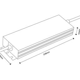 Блок питания для светодиодных лент TPW, 350 W Влагозащитный, 12 V, MTPW-350-12