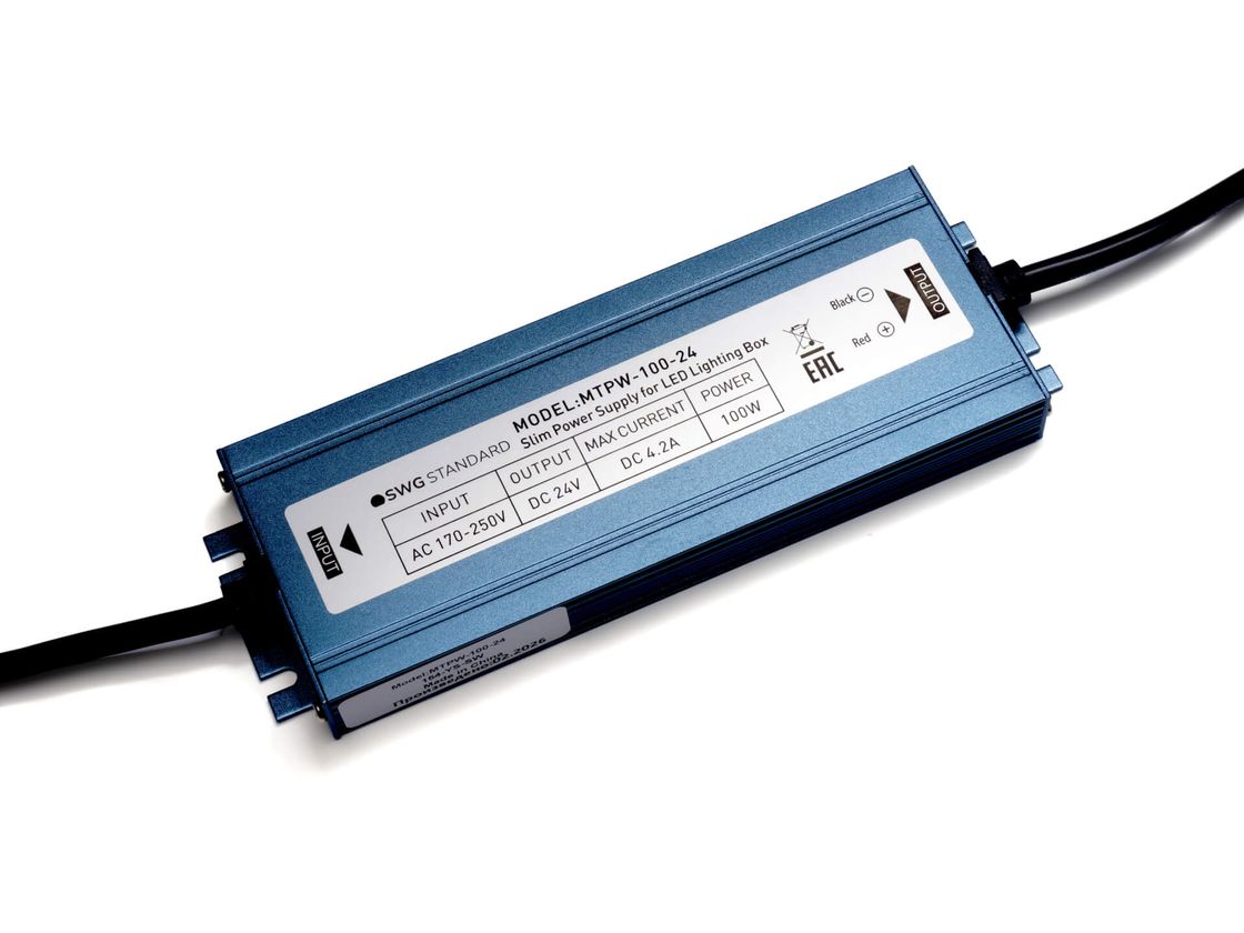Блок питания для светодиодных лент  TPW, 100 W Влагозащитный, 24 V, MTPW-100-24