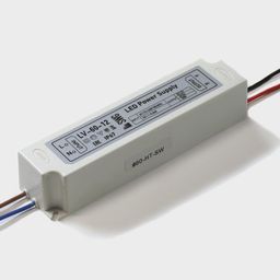 Блок питания для светодиодных лент IP 67 пластик 60 W, 12V, LV-60-12