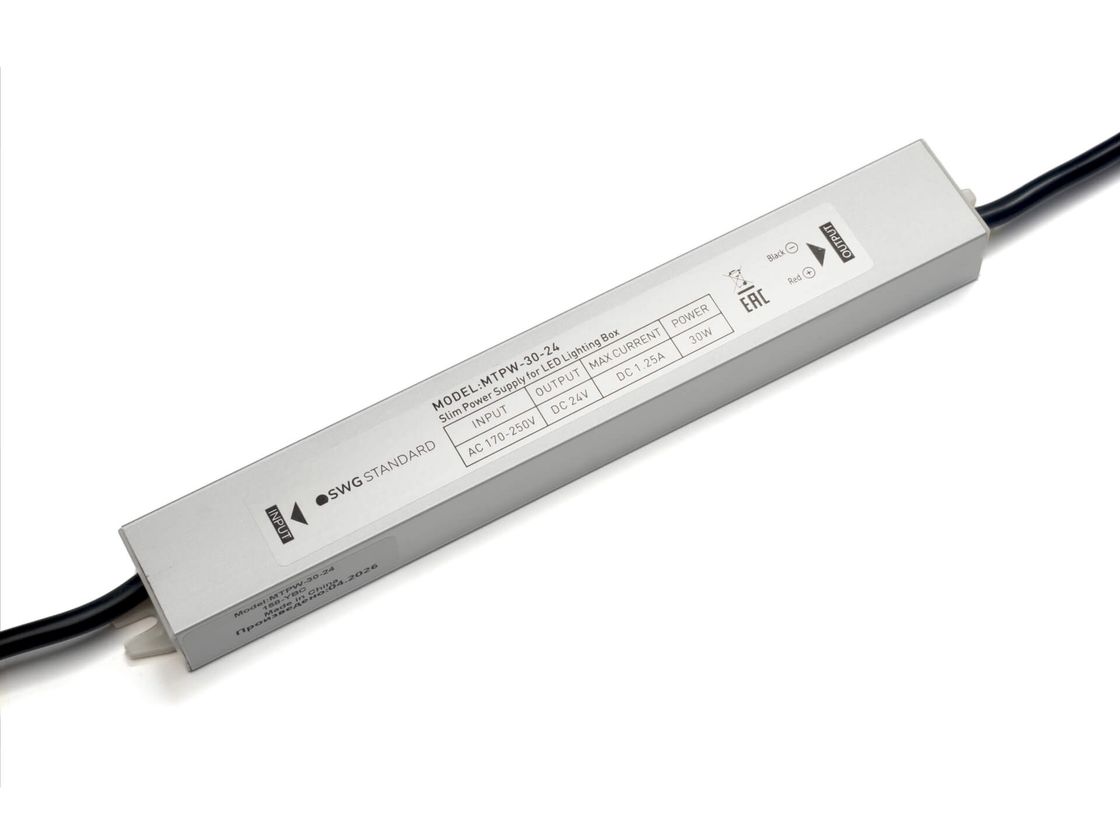 Блок питания для светодиодных лент TPW, 30 W Влагозащитный, 24 V, MTPW-30-24