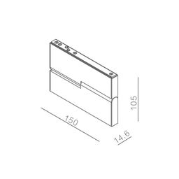 Светильник для низковольтного трека SY mini 5.2 Вт, SY-mini-521114-5.2-48-BL-WW