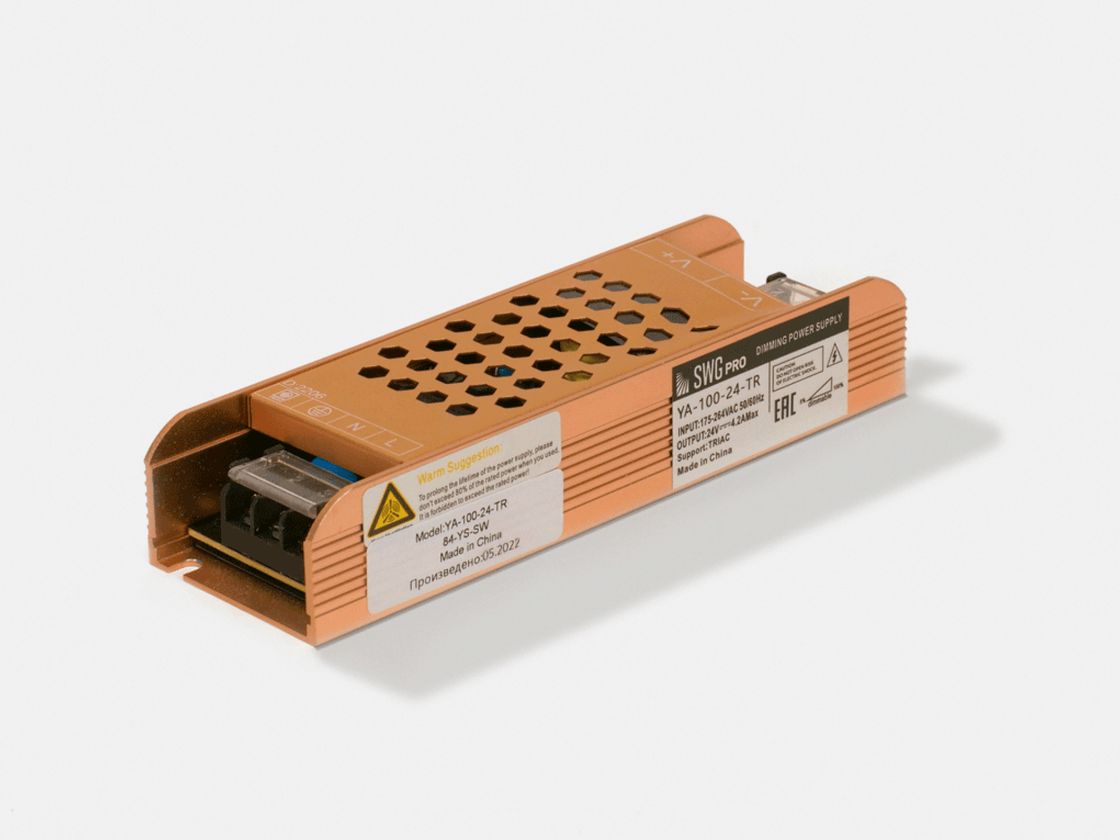 Открытый блок питания SWG PRO YA-100-24-TR, вид сбоку