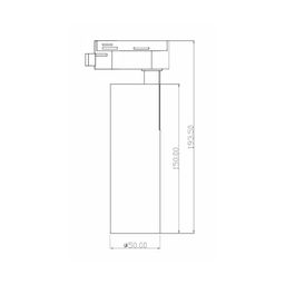 Спот для трековыx систем серия TL3P, Белый, 10Вт, 4000K, TL3P-WH-10-NW