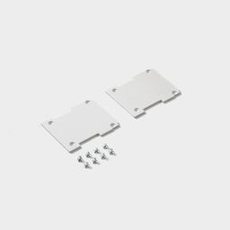 Заглушка для встраиваемого низковольтного трека SY белый, алюминий, ECS-SY-RC-WH-2