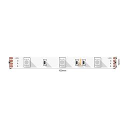 Фрагмент RGB ленты SMD5050 12В IP20, 10 мм