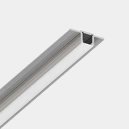 Встраиваемый в гипсокартон алюминиевый профиль Design LED без видимой рамки LG16, 2500 мм, анодированный, LG16-R