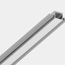 Встраиваемый в гипсокартон алюминиевый профиль Design LED без видимой рамки LG35, 2500 мм, анодированный, LG35-R