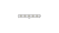 Лента светодиодная Wallwasher  2835, 48 LED/м, 18 Вт/м, 24В , IP67, Цвет: Нейтральный белый